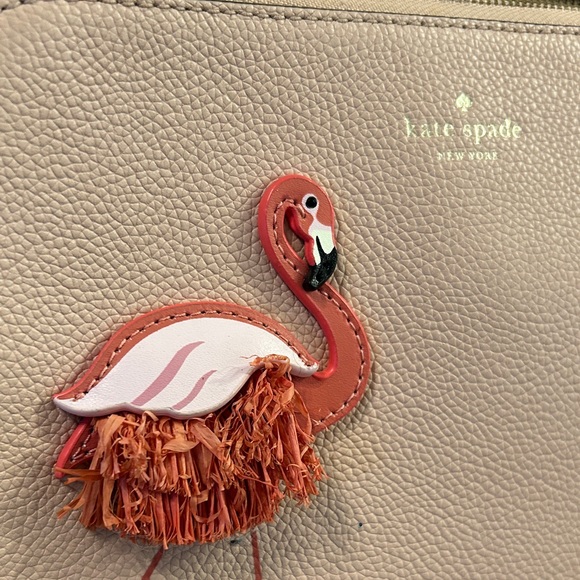 Kate Spade Pink Crossbody Bag with Flamingo Detail - Picture 2 of 7